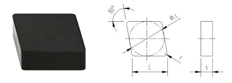 CNGN solid cbn inserts