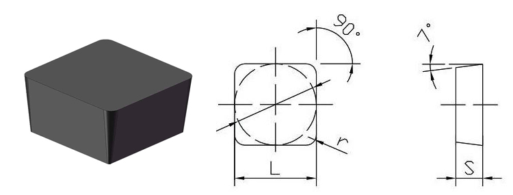 SCGN Solid CBN inserts