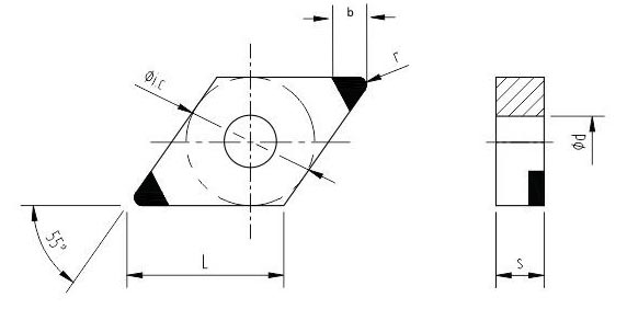 DNGA PCBN inserts