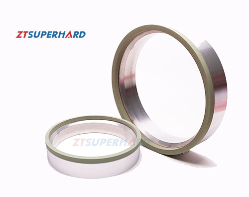Vitrified bond diamond wheels for indexable inserts profile grinding