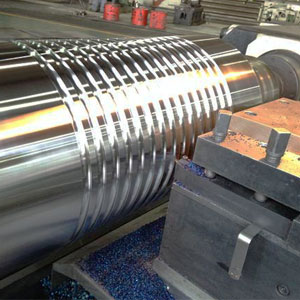 Solid CBN inserts for high nickel chromium alloy cast iron roll processing