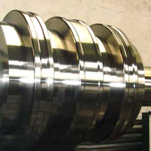 Solid CBN inserts for hhs roll processing