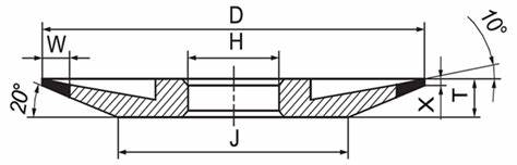 4BT9 grinding wheels